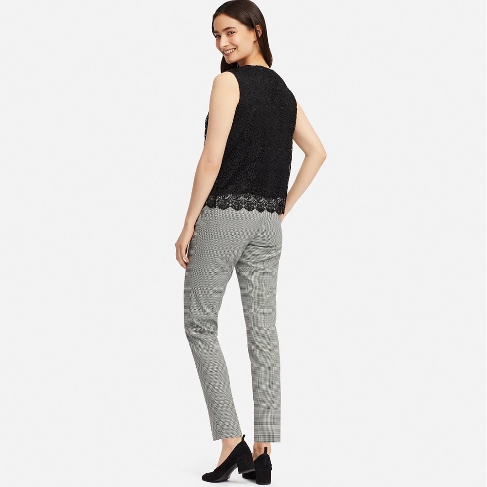 / formal pants / women lace T-shirt